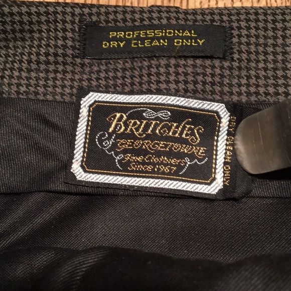 Men’s houndstooth wool trousers. - Picture 4 of 4